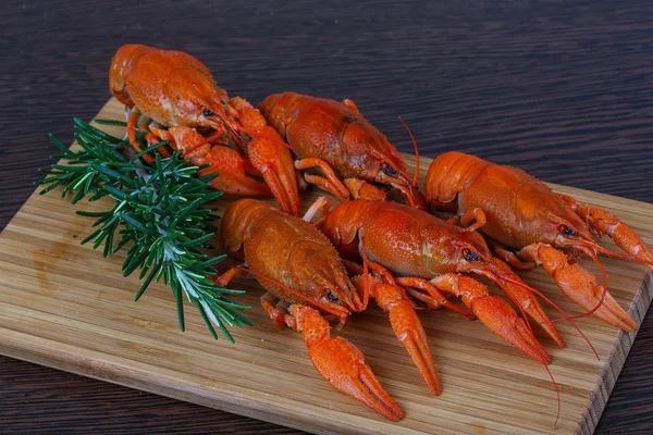 Crayfish fervido com alecrim — Fotografia de Stock