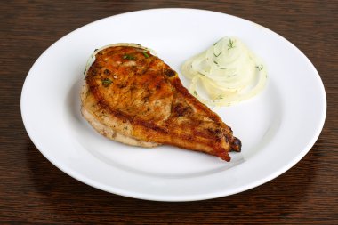 ızgara domuz biftek