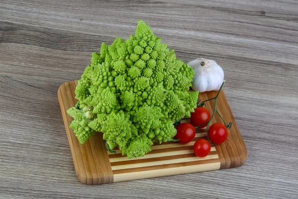 Romanesco exotischer Kohl — Stockfoto