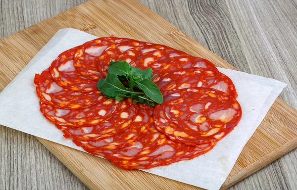 Salsicha tradicional Chorizo — Fotografia de Stock