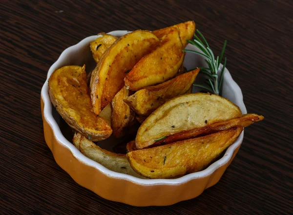 Baharatlı kızarmış patates — Stok fotoğraf