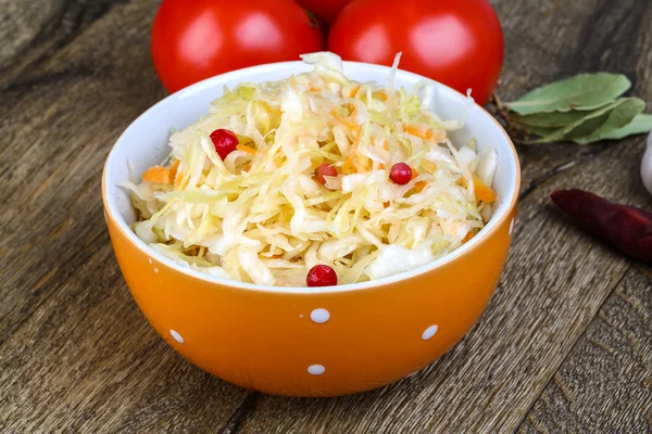 Fermented cabbage Sauerkraut — Stock Photo, Image