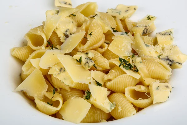 Ost pasta med örter — Stockfoto