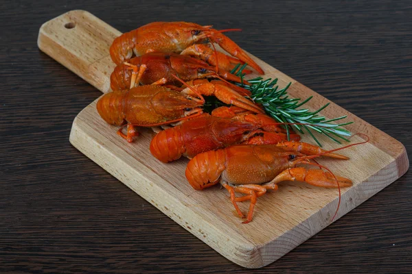 迷迭香煮小龙虾 — 图库照片