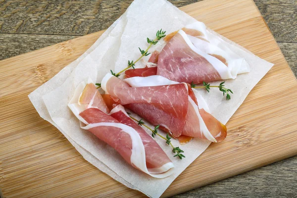 Carne de jamón italiano — Foto de Stock