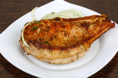 ızgara domuz biftek