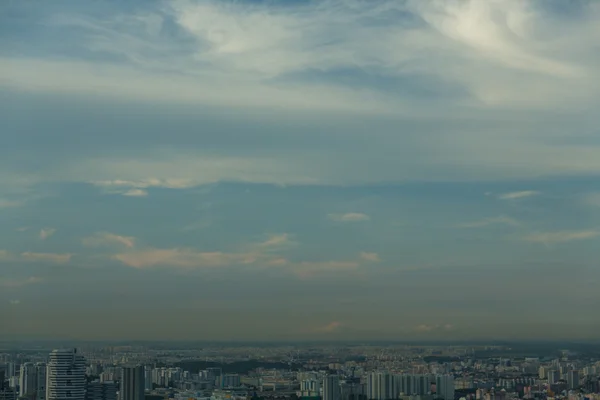 Utsikt over singaporens by Skyline – stockfoto