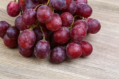 Taze parlak üzüm şube