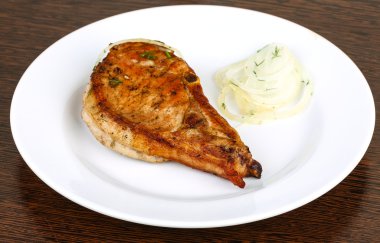 ızgara domuz biftek