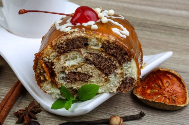 cappuccino kahve ile kek