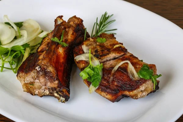 Grilled pork ribs — Stock Photo, Image