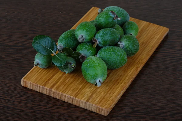 Fruta Feijoa madura e fresca — Fotografia de Stock