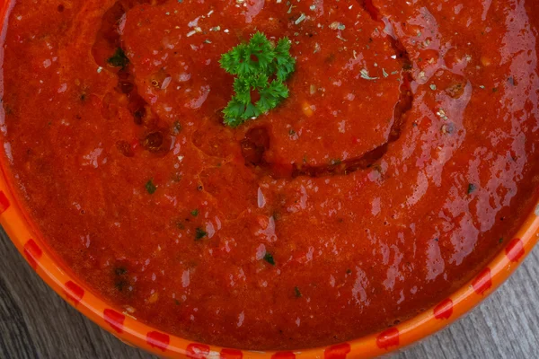 Gazpacho tradicional de verano — Foto de Stock