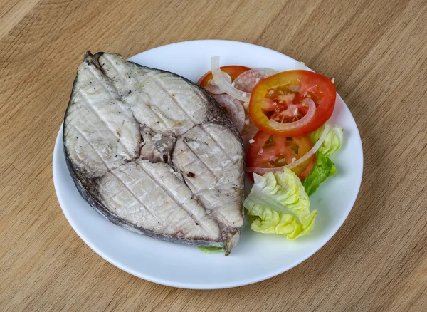 Filete de atún a la parrilla — Foto de Stock