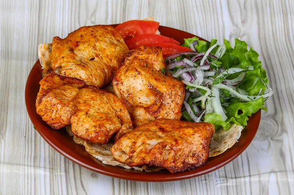 Ayam segar barbekyu — Stok Foto