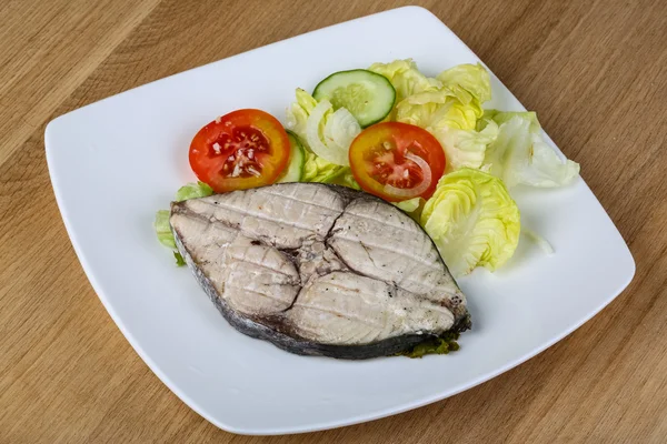 Filete de atún a la parrilla — Foto de Stock