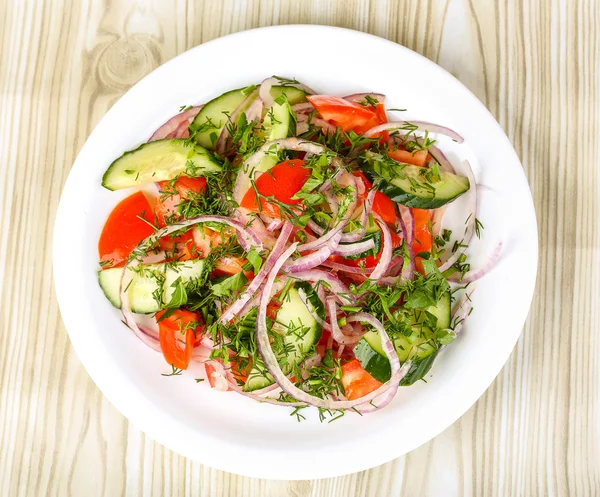 Salada de legumes saudável — Fotografia de Stock