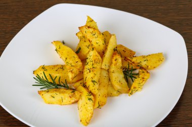 Lezzetli kavrulmuş patates