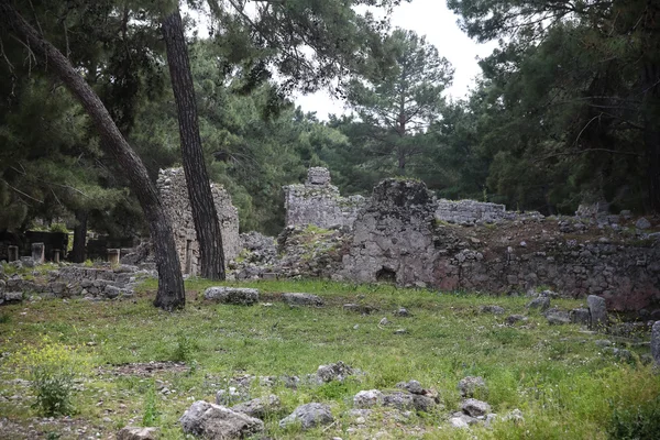 Starożytne ruiny Phaselis w Turcji — Zdjęcie stockowe