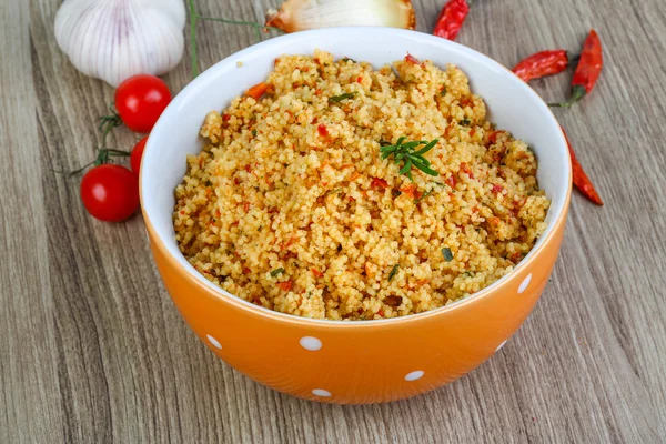 Couscous traditionnel arabe — Photo