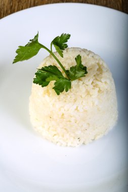 Haşlanmış pirinç bölümü