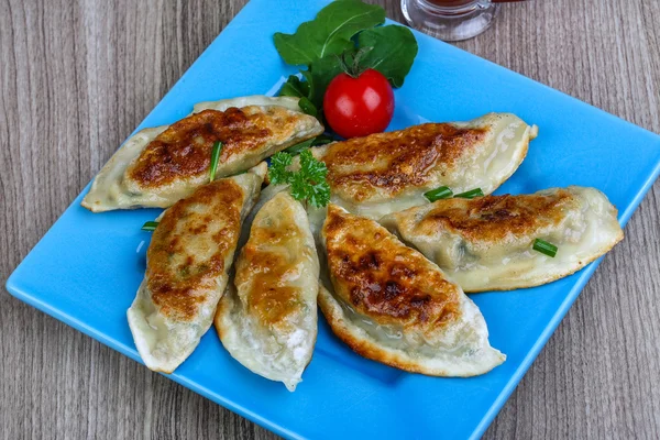 Cozinha japonesa Gyoza — Fotografia de Stock