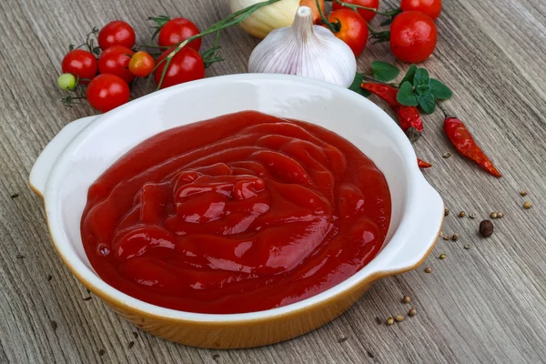 Bright Tomate ketchup — Foto de Stock