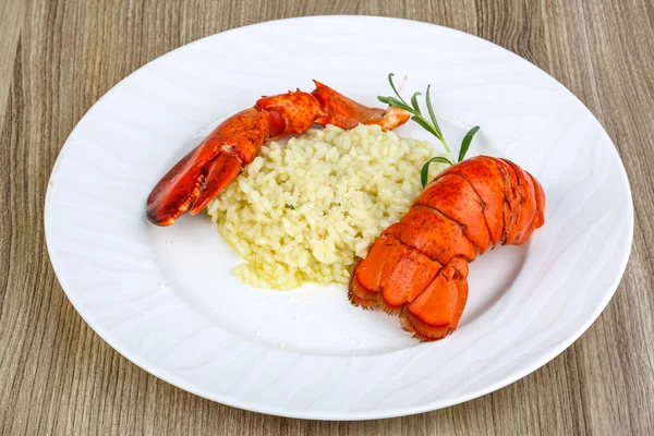 Heerlijke Risotto met kreeft — Stockfoto