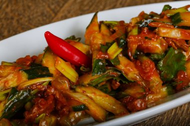 Lezzetli Stir fry tavuk