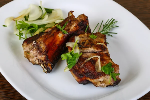 Grilled pork ribs — Stock Photo, Image