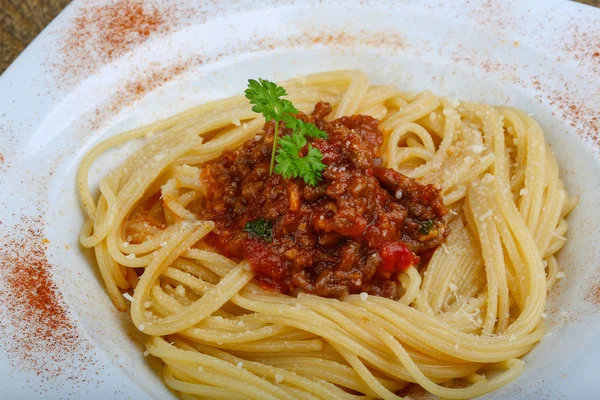 Italienische Pasta Bolognese — Stockfoto