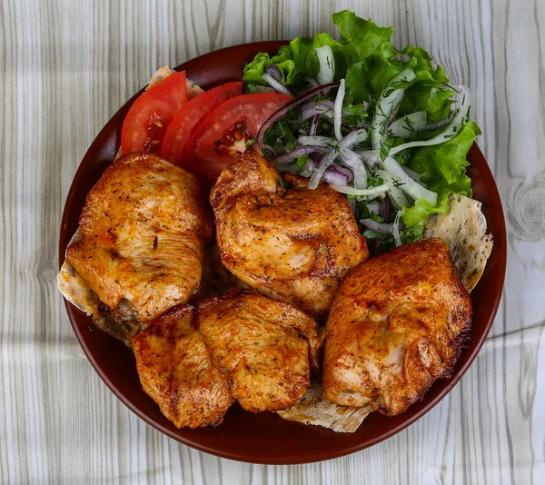 Ayam segar barbekyu — Stok Foto