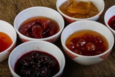 Assortie tatlı Jam