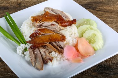 pirinç kızarmış ördek