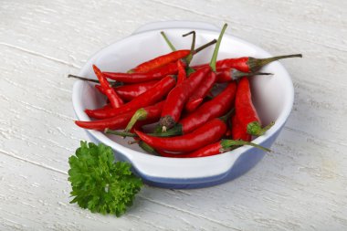 Kırmızı acı biber.