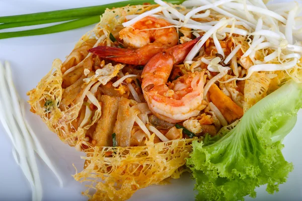 Pad thai s krevetami — Stock fotografie