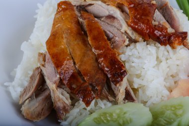 pirinç kızarmış ördek