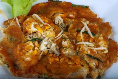 İstiridye ile Asya omlet