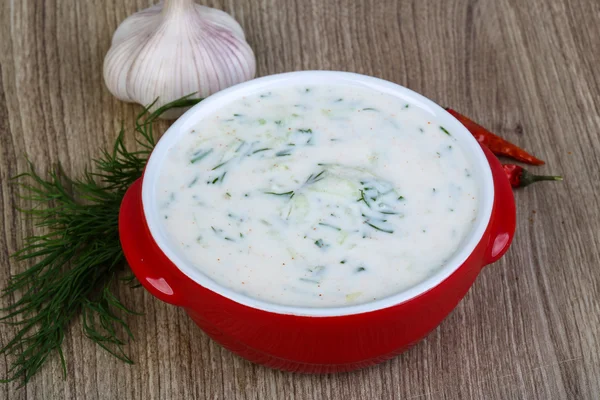 Griekse traditionele Tzatziki — Stockfoto