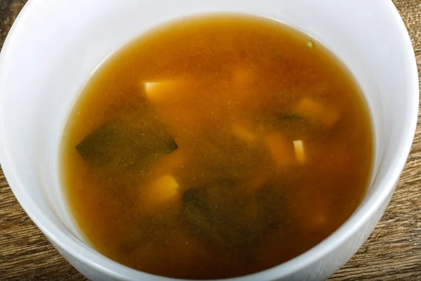 Japan traditional Miso soup — Stock Photo, Image