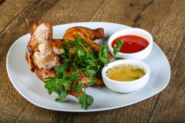 lezzetli kızarmış tavuk