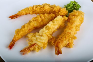 Asya karides tempura