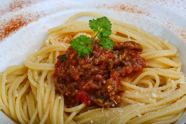 Italienische Pasta Bolognese — Stockfoto