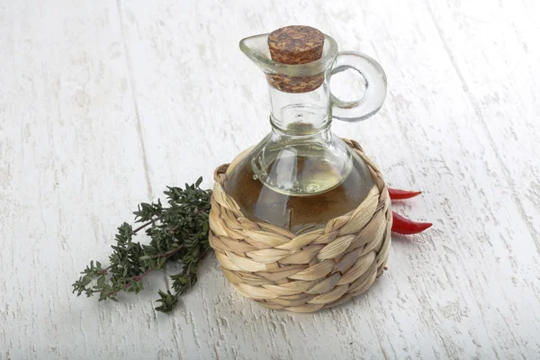 Olive Oil in bottle — Stock Photo, Image