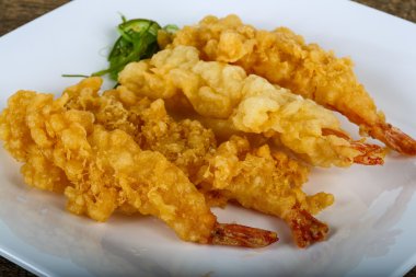 Asya karides tempura