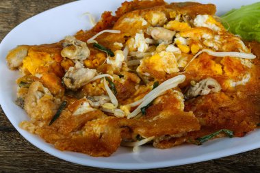 İstiridye ile Asya omlet