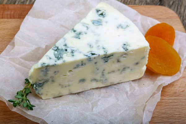 Triangle Roquefort cheese — Stock Photo, Image