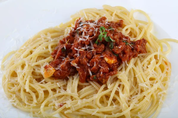 Leckere Spaghetti Bolognese — Stockfoto