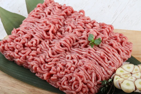 Minced raw Beef — Stock Photo, Image
