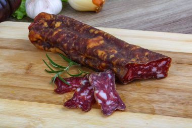 lezzetli salam sosis